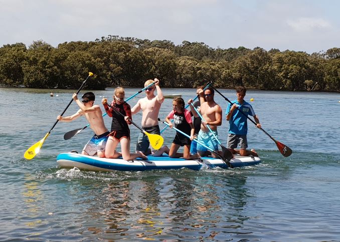 Youth adventure camping with Guide Dogs NSW/ACT